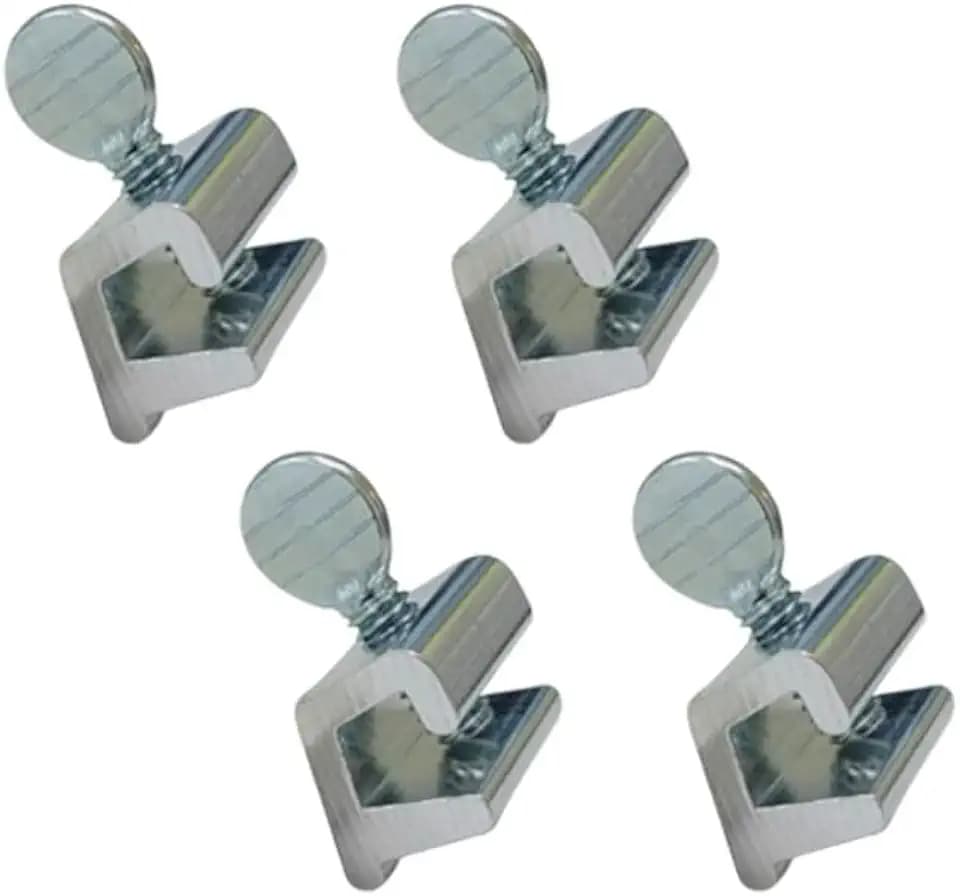 QCAA Sliding Window Security Lock, Aluminum, Sliver, 24 Pack, Made in Taiwan