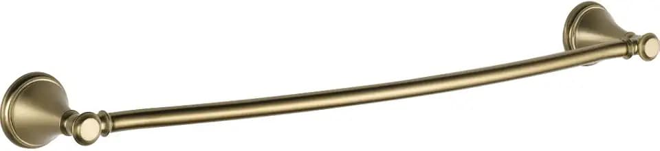 Delta Towel Rack | 24 Inch Champagne Bronze Towel Bar for Bathroom, Kitchen | Cassidy Accessories