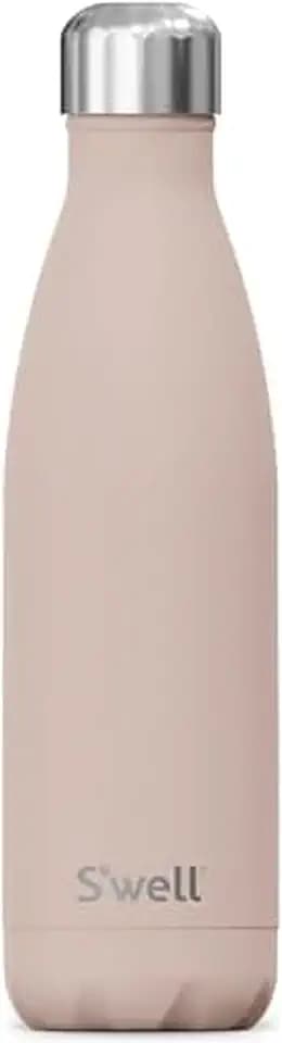 S'well Stainless Steel Water Bottle 17 Fl ounces Himalayan Salt Triple-Layered Vacuum-Insulated Containers Keeps Drinks Cold for 36 Hours and Hot for 18 BPA-Free Perfect for On the Go