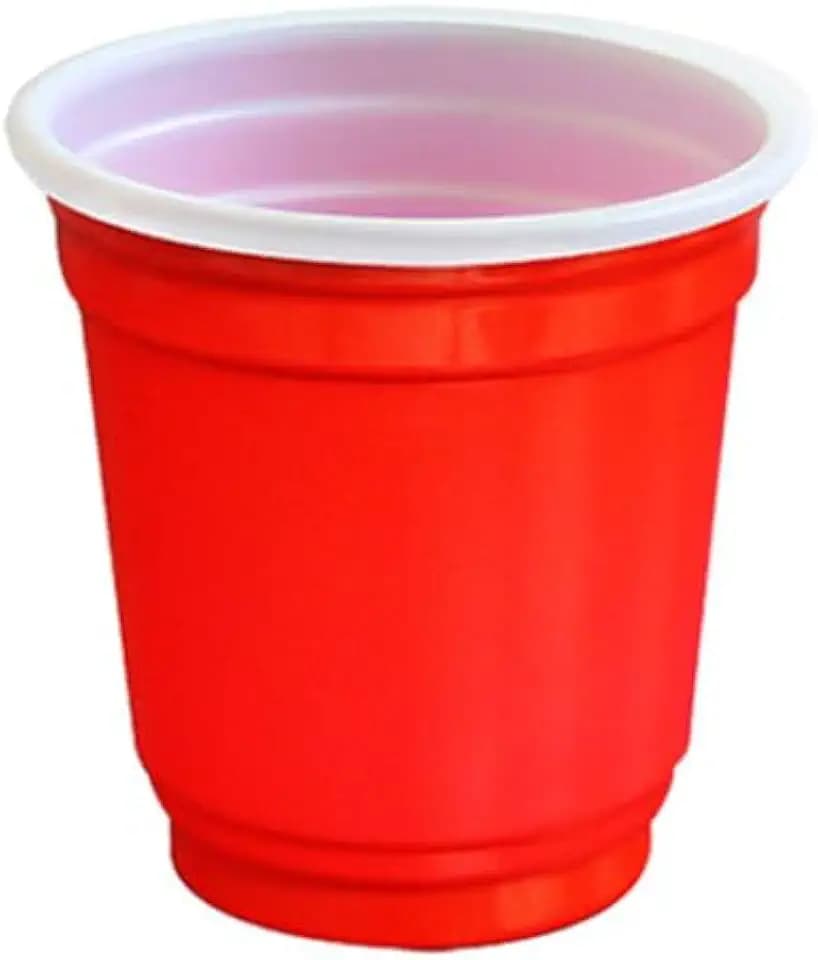Plastic Cups - 2 oz - Red, Case Pack of 2880 - For Parties, Catering & Events