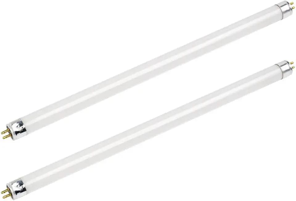 Bluex Bulbs F6T5/CW 6W T5 F6T5CW 9 Inch Light Bulb Cool White 4100k Fluorescent Light Bulb 12,000HR (2 Pack)