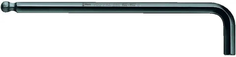 Wera - 5027103001 Hexagon 950 PKL BM L-Key, BlackLaser, Ballpoint Hex Key 2.5mm x 112mm L-Key (Pack of 10)