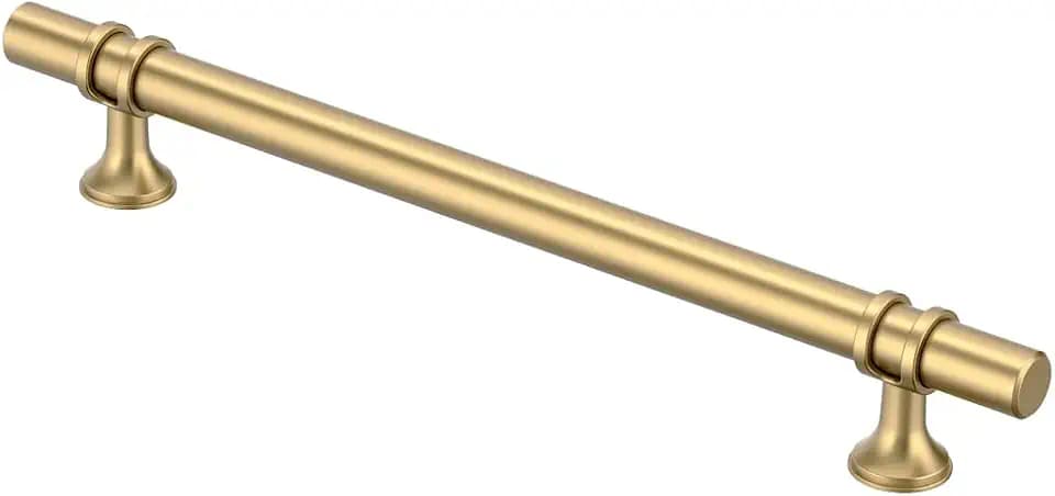 Alzassbg 7" Champagne Bronze Cabinet Pulls and Handles 10 Pack, AL3097BRG