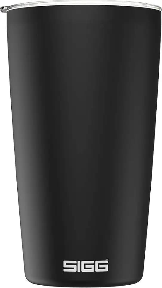 SIGG - Neso Pure Cream Travel Mug - With Tritan Lid - Dishwasher Safe - 18/8 Stainless Steel - 10/14 Oz