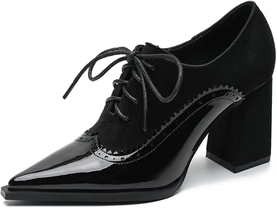 Women's Chunky Heels Pumps Shoes