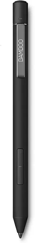 Bamboo Ink Plus-Active Stylus (wiederaufladbar, mit 4.096 Druckstufen & Neigungserkennung zum präzisen Zeichnen, Schreiben & Kommentieren auf stiftfähigen Windows 10-Geräten) schwarz