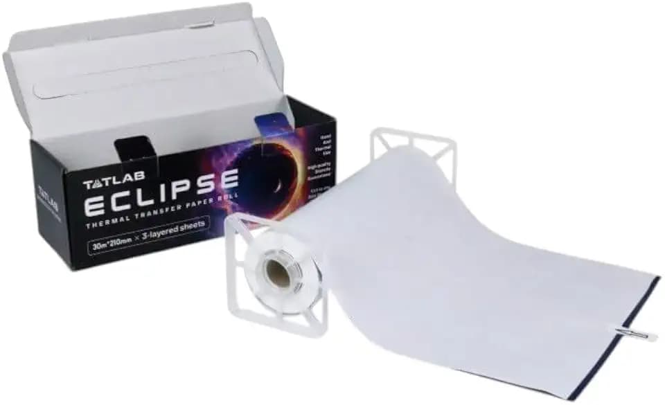 Eclipse Tattoo Stencil Paper - 98.5 Feet Roll - Thick, Durable Purple Carbon for Smooth Stencil Transfers