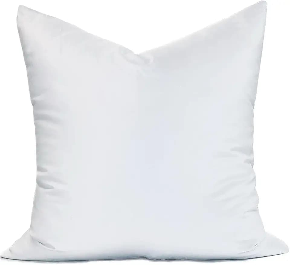 MoonRest® 18x18 Inch Synthetic Down Alternative Square Pillow Insert Form Stuffer for Sofa Shams, Decorative Throw Pillow, Cushion and Bed Pillow Stuffing - Hypoallergenic 18“X 18”