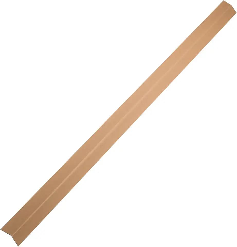 Cardboard Edge Protector 60 Pcs V-shaped Reinforced Cardboard Corners for Shipping 2” X 2” X 48” Pallet Corner Protectors Box Corner Protector Elevator Corner Protector