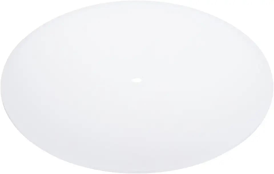 PATIKIL Lampshade Diffuser, 17.5" Diameter with 3/8" Center Hole Round Diffuser for Drum Lampshades Pendants Light Fits 18-20" Openings, Frosted White
