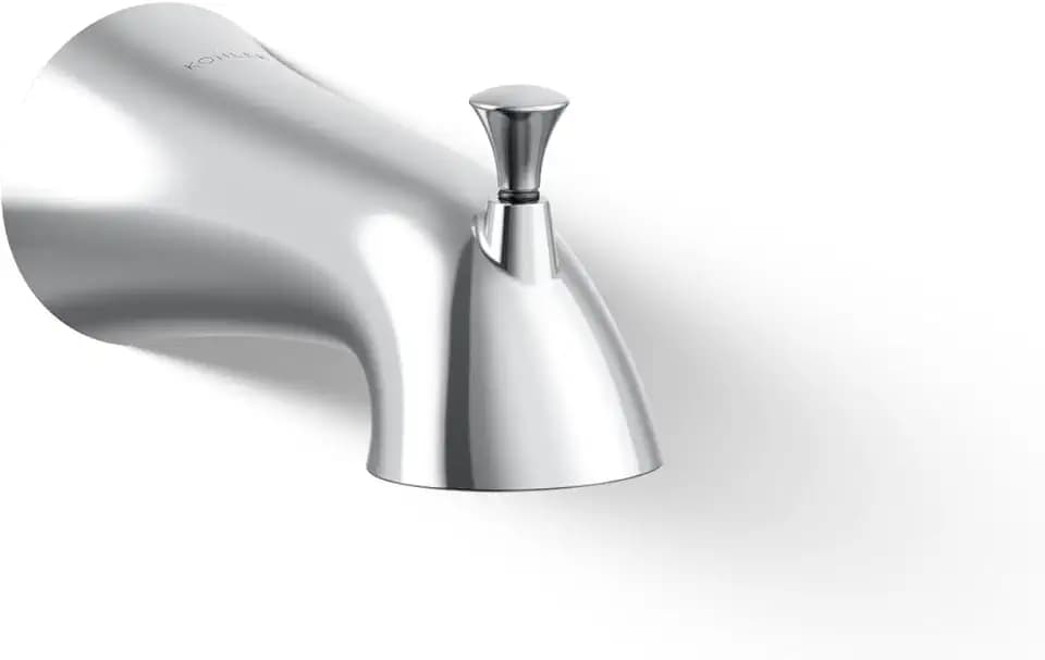 Kohler 35935-CP Buckley™ Wall-Mount Bath spout with Diverter, Polished Chrome