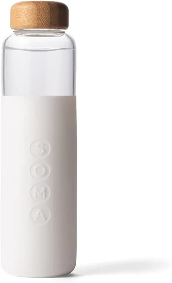 SOMA V.2 17 oz. Glass Water Bottle - White