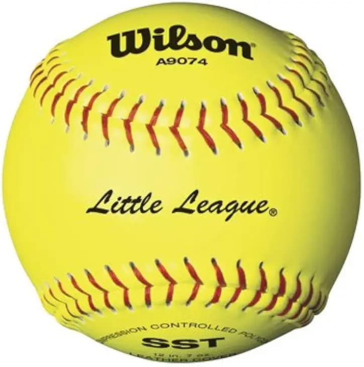 WILSON Little League Leather Polycore Softballs 1 Dozen