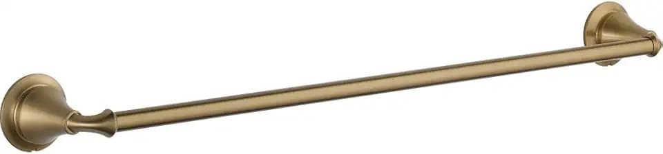 Delta Towel Rack | 24 Inch Champagne Bronze Towel Bar for Bathroom, Kitchen | Linden Accessories