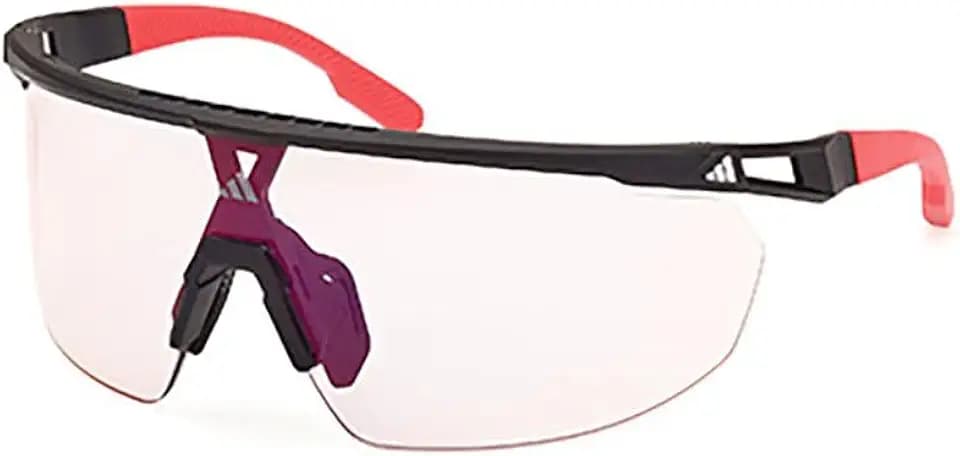 Adidas Sport Sunglasses SP 0095 02L Matte Black/Dark Red 0mm