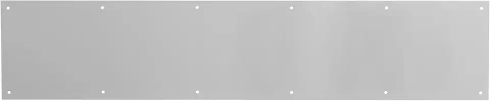 Prime-Line MP4837 Door Kickplate, 6 In. x 34 In., Satin Nickel Aluminum (Single Pack)