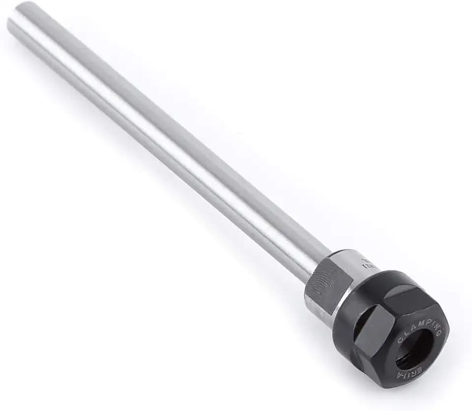 Collet Chuck Holder C8-ER11A-100L Collet Chuck Holder Portable Straight Shank Extension Lathe Rod CNC Lathe Tool Power Tools