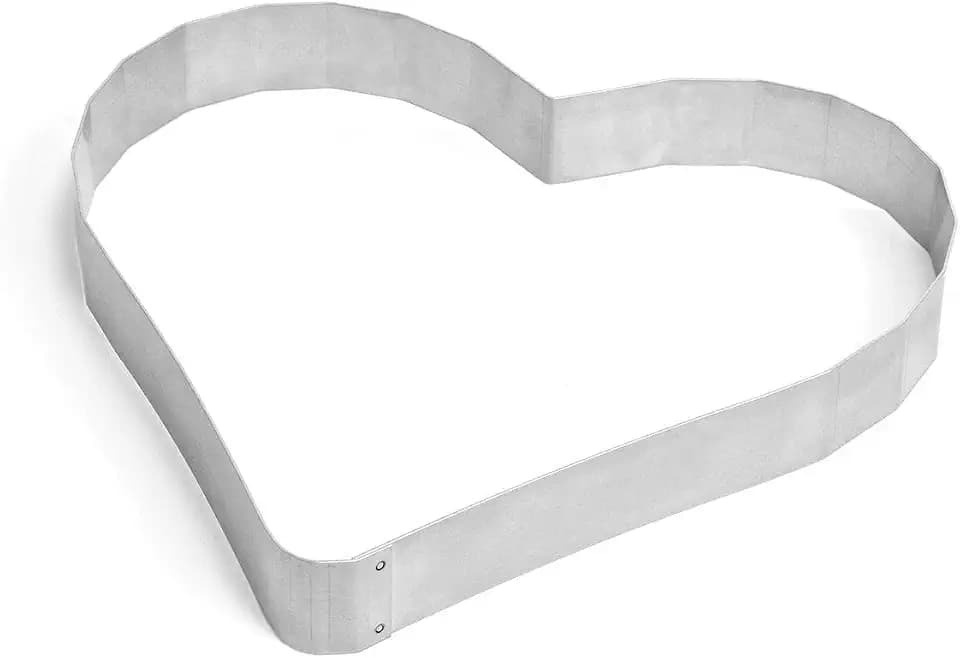 LloydPans Kitchenware 12 Inch Heart Baking Ring