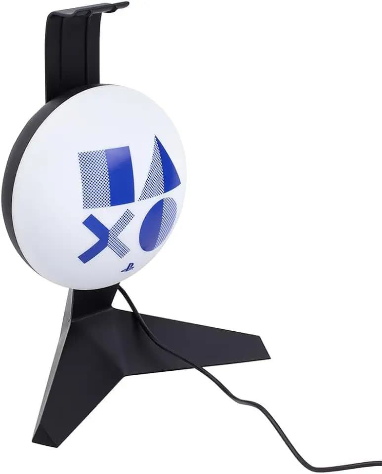 PlayStation Headset-Ständer-Licht - Offiziell lizenziert, Kopfhörerhalter für Gaming-Setup, Geschenk für Gamer, USB-betrieben