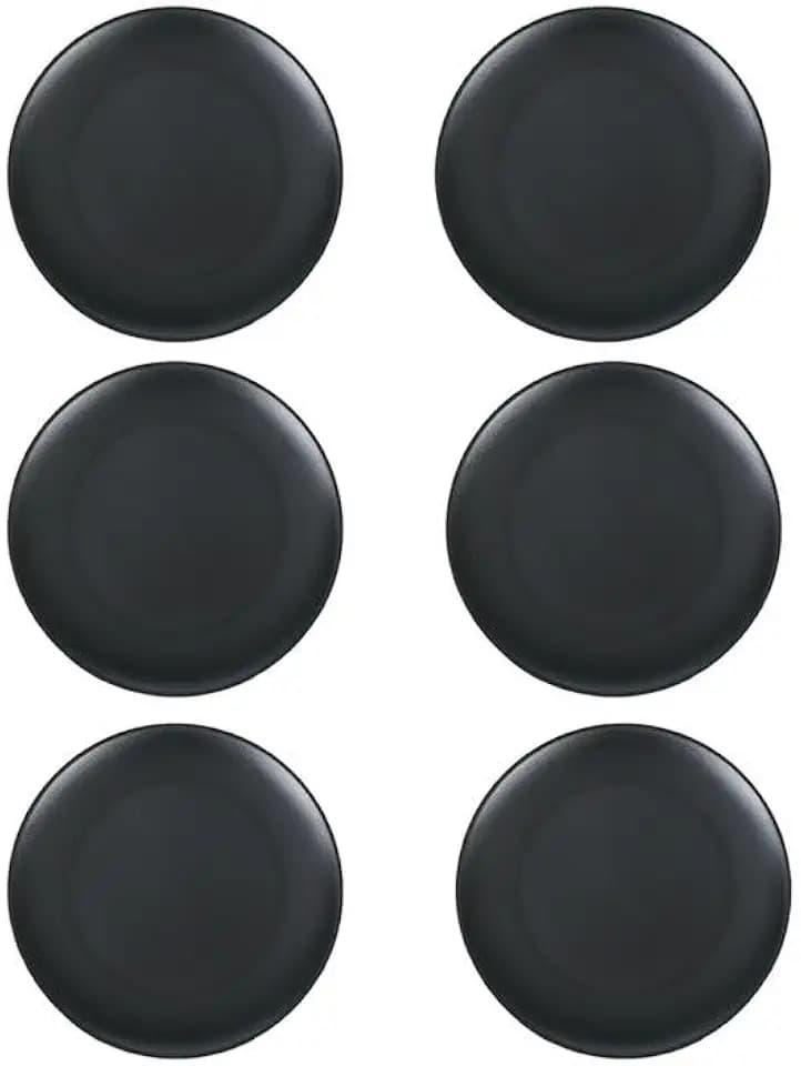 Melamine Plates Set 6 Pack 8" Dessert Salad Plates Snacks Appetizer Plates