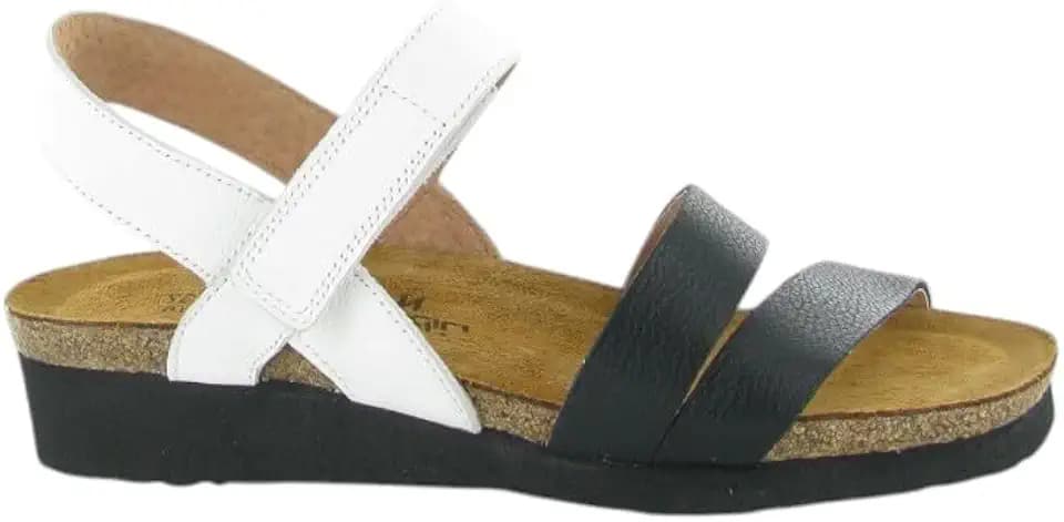 NAOT Kayla Women’s Sandals - Supportive 3-Strap Design with Backstrap, Cork & Latex Footbed - Arch Support - Travel-Friendly Comfortable Walking Sandals for All-Day Wear