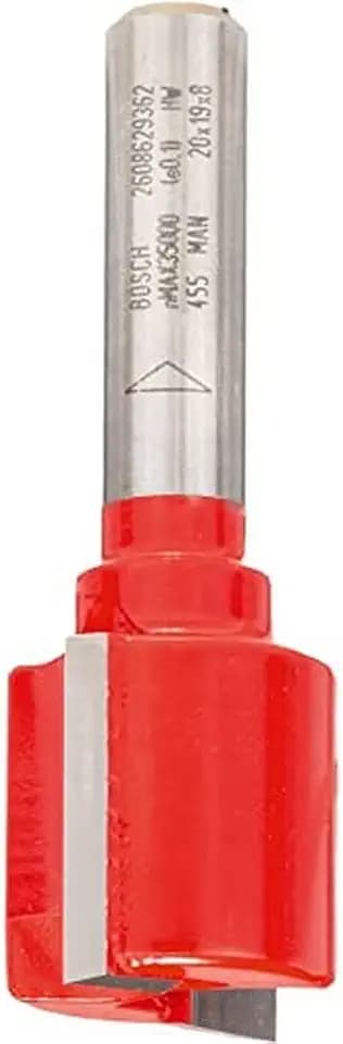 Bosch Accessories Professional Nutfräser (für Holz, Schaft 8mm, 20mm, Arbeitslänge 19mm, Gesamtlänge 56mm) Mehrfarbig D1