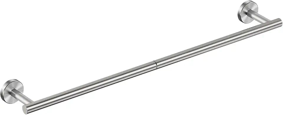 FORIOUS Towel Bar Towel Racks for Bathroom Wall Mounted 24" Brushed Nickel