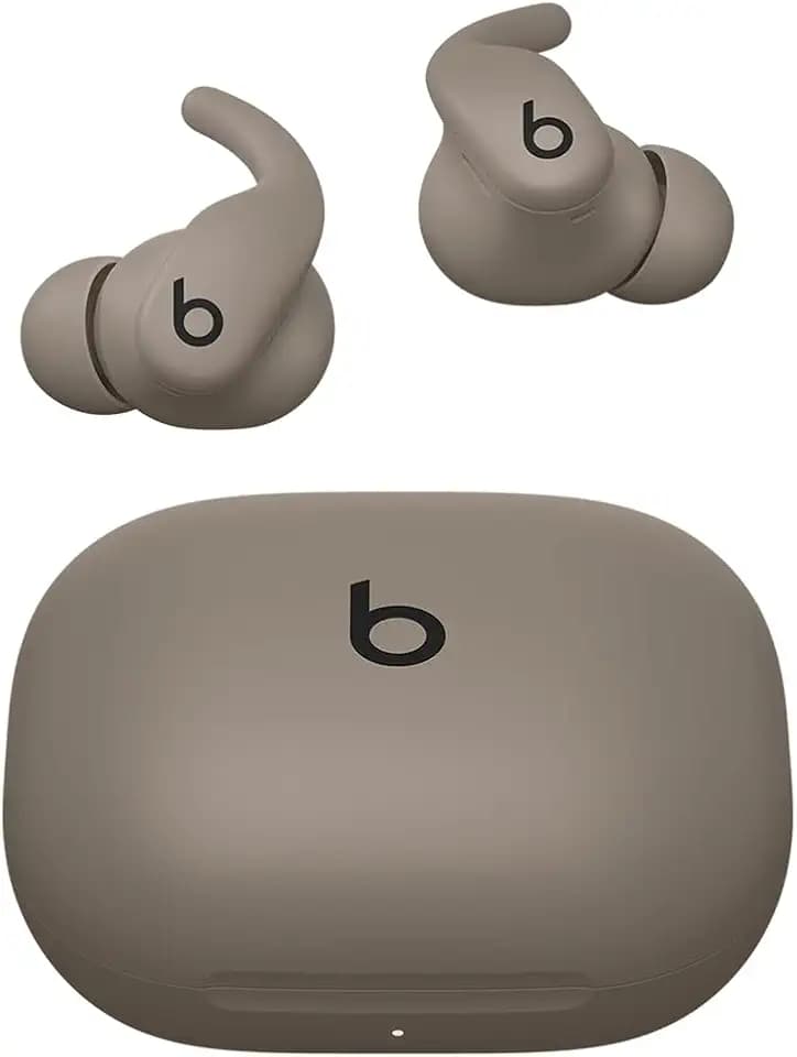 Beats Powerbeats Fit – Kabellose Workout In-Ear Kopfhörer mit Geräuschunterdrückung, IPX4, bis zu 30 Stunden Akkulaufzeit mit Ladecase, kompatibel mit Apple und Android – Gravelgrau
