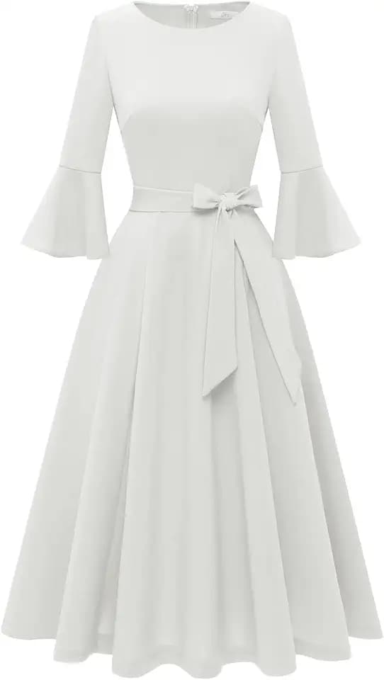 HomRain Women's Church Dresses Cocktail Tea Party Vintage Evening Dress