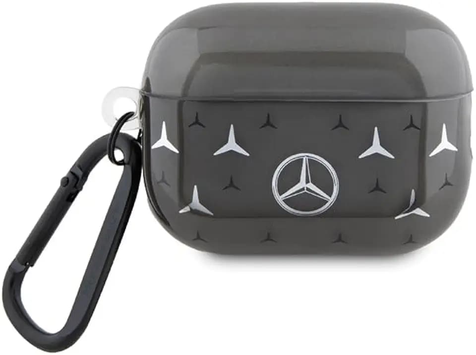 Mercedes MEAP28DPMGS Hülle für AirPods Pro 2 Cover Schwarz Large Star Pattern