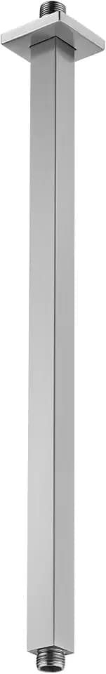 BESTILL 20 Inch Brushed Nickel Ceiling Mount Shower Arm and Flange, Square Rain Shower Arm