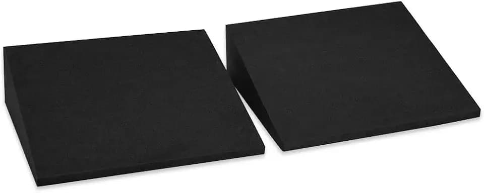 StrongTek Yoga Wedge Blocks, XL Foam, 16.5°, 13 x 12.75 x 3.75 in, 2-Pack