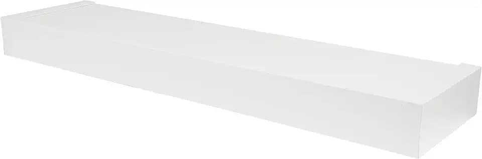 High & Mighty Floating Shelf, 24in x 6in, 1 Pack, White