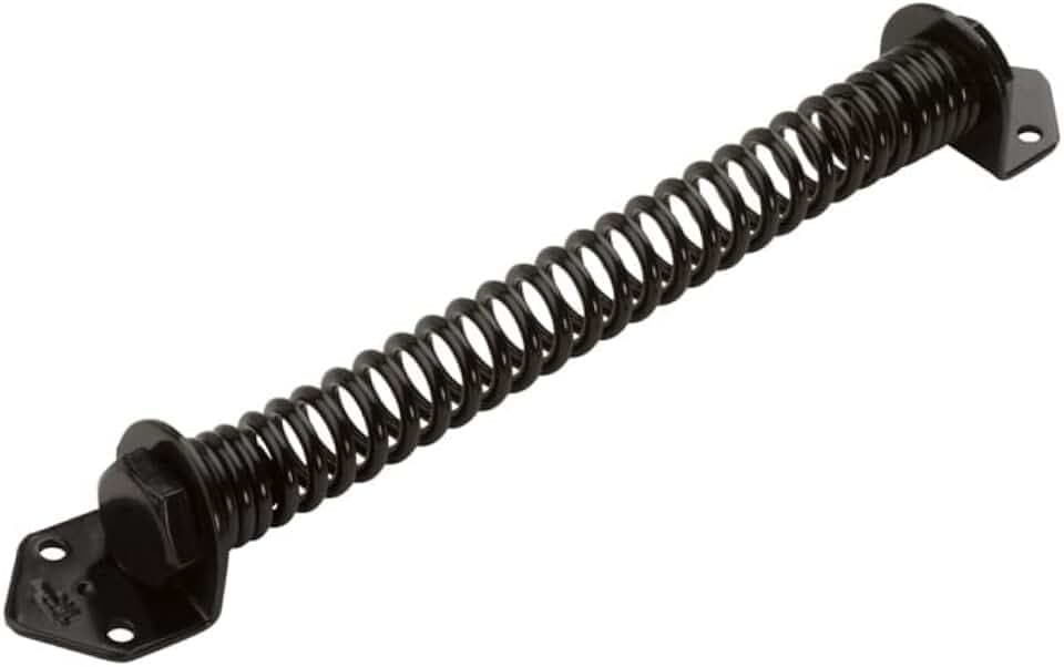National Hardware Door and Gate Spring, 11", Steel, Black