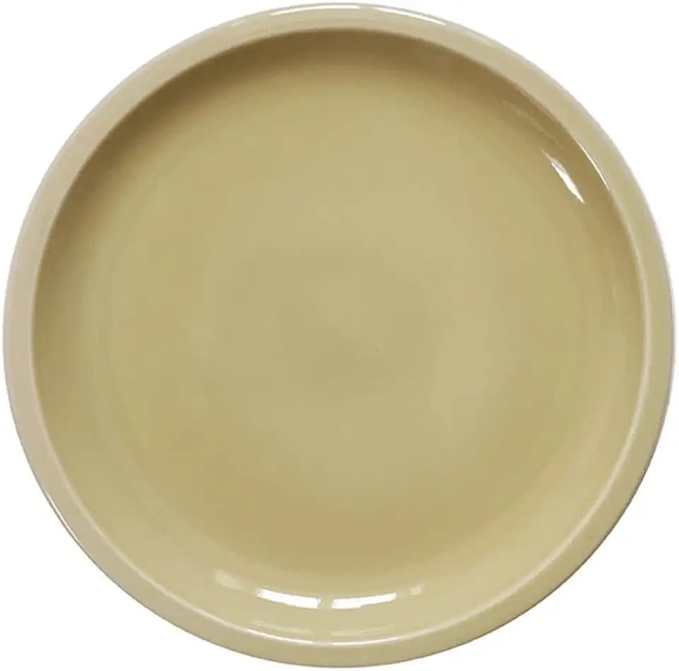 Jars France Cantine Salad Plate S Vert Argile (Green) 7.7" / H 0.6"