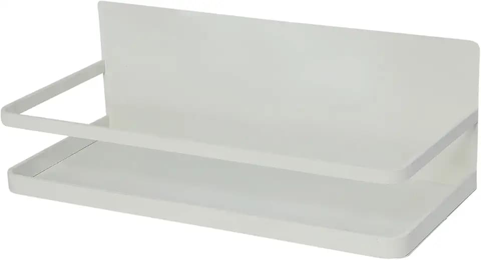 Household Essentials Metal Magnetic Spice Organizer, White