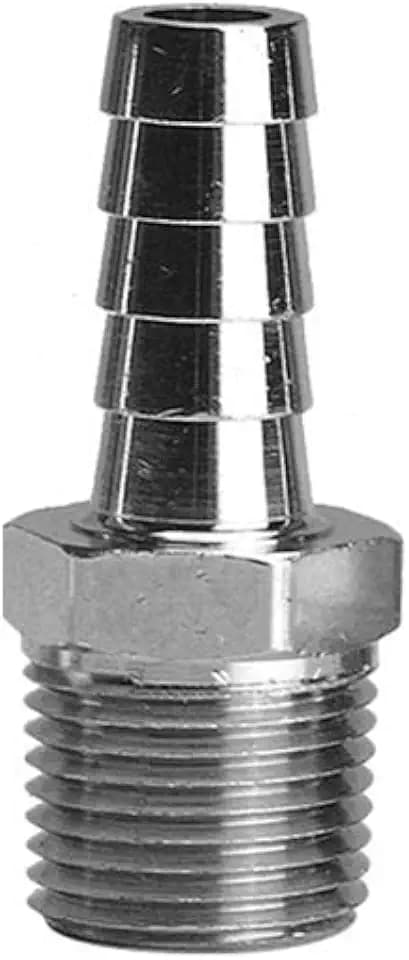 Beduan Stainless Steel 3/4" Hose Barb to 1" Male NPT