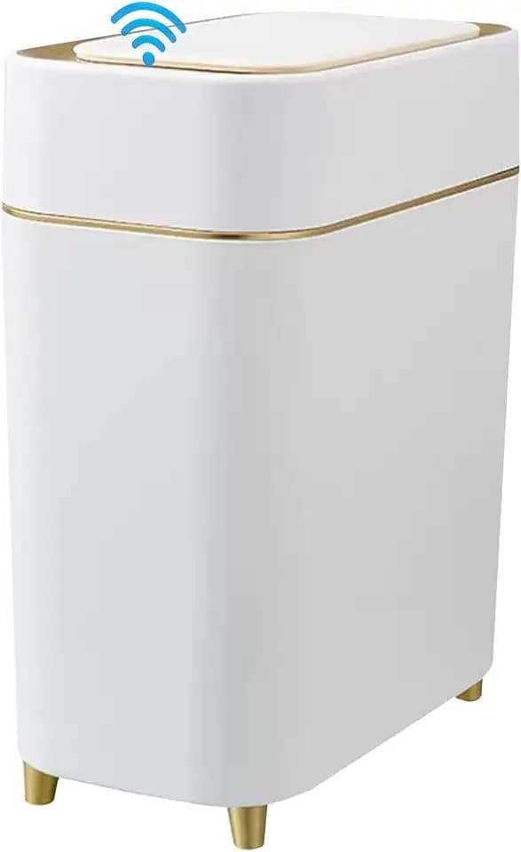 Yatmung Motion Sensor Trash Can Bathroom Automatic Lid - Sensor Garbage Can
