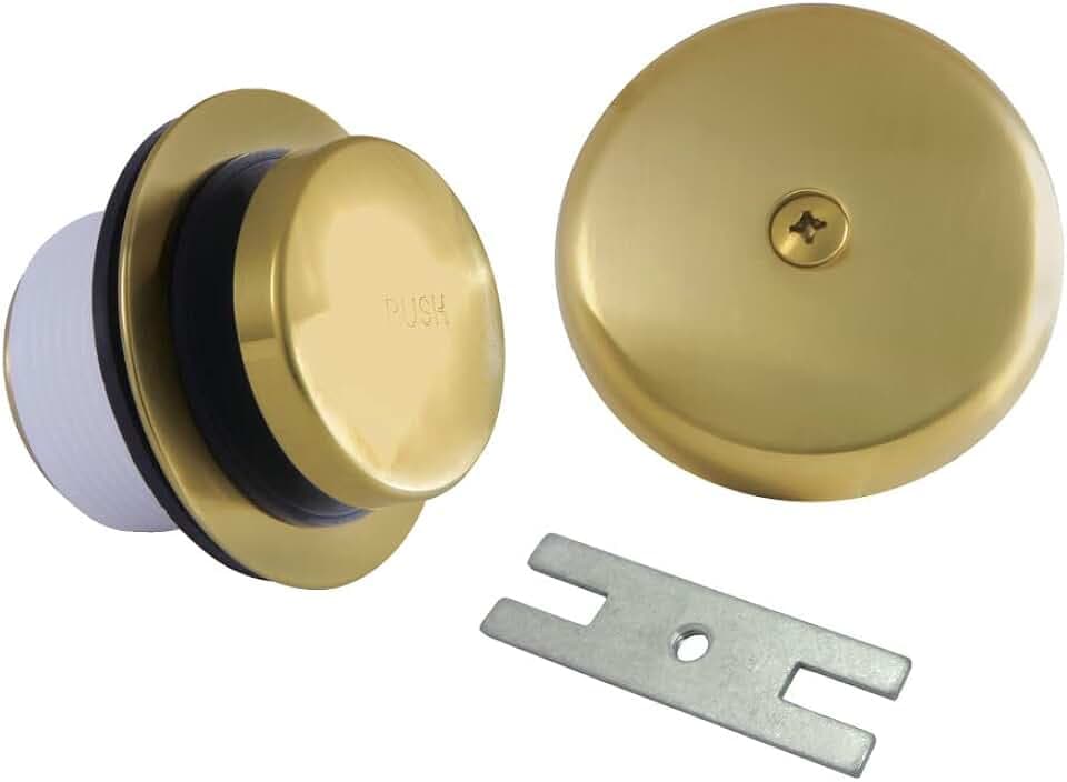 Kingston DTT5302A7 Toe-Tap Drain Conversion Kit, Brushed Brass