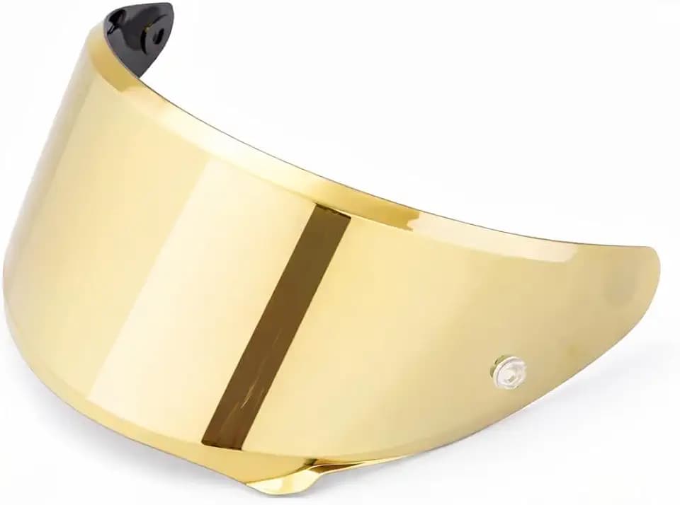 Getöntes Visier, kompatibel mit HJC RPHA12 RPHA 12 HJ42 HJ-42, mehrere Farben erhältlich, einschließlich Gold, Schwarz, Silber, Blau, Rot (Gold)