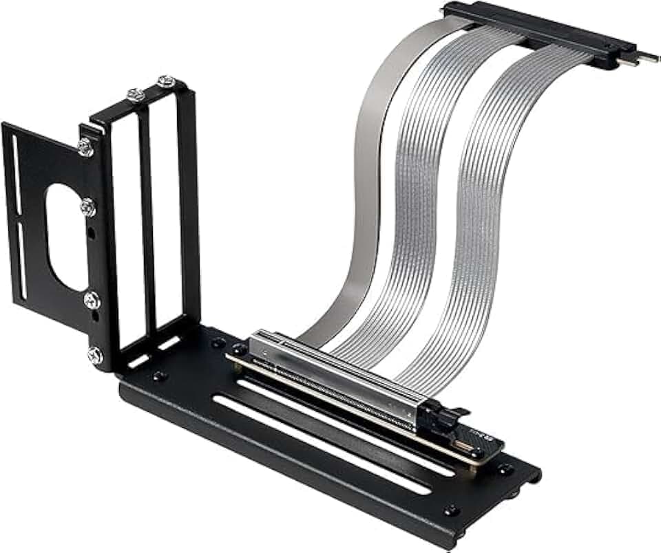 PCIe 5.0 Riser-Kabel 20cm, vertikaler GPU-Halter, 128GB/s, für RTX 5090