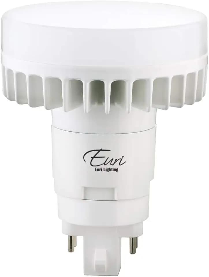 Euri Lighting EPL-2140Hv Non-Dim Hybrid (A+B) LED Vertical PL, G24Q, 12W (26W Equal) 1100lm, Bright White (4000K), 80 CRI, AC120-277V, 140° Angle,5YR 50K HR WTY, One Count