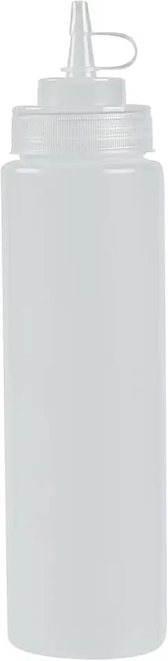 Restaurantware 24 oz Clear Plastic Squeeze Bottle