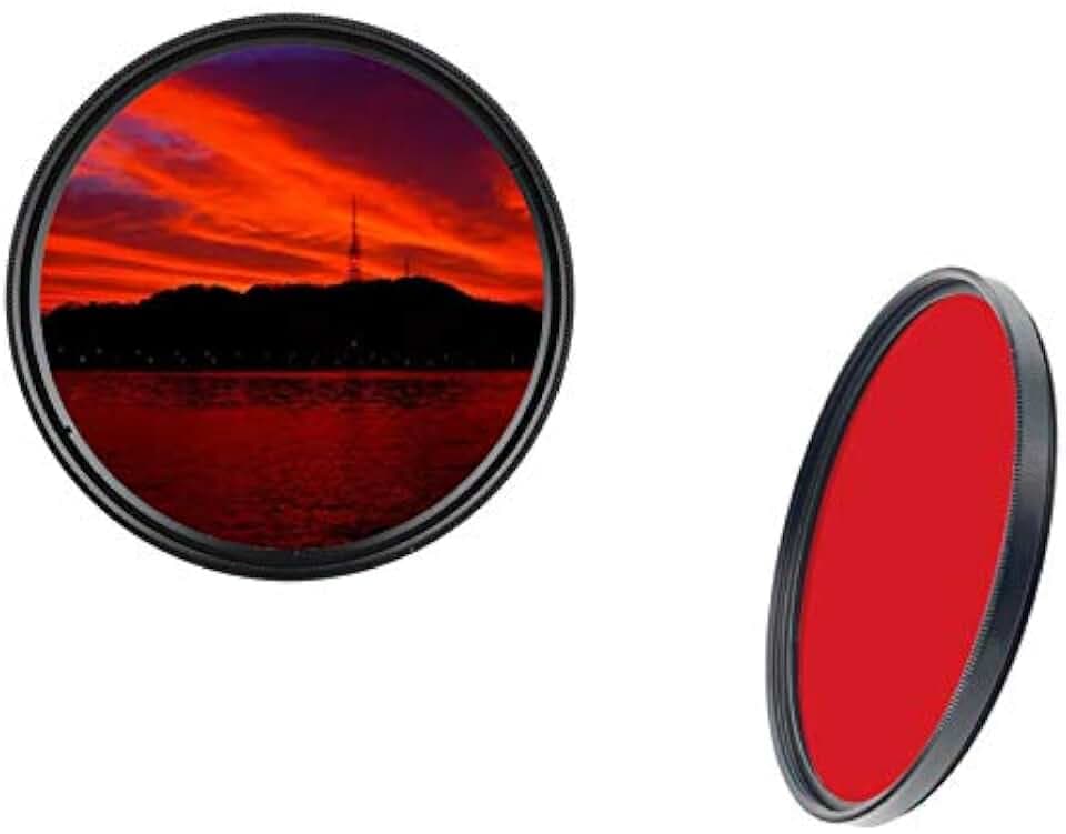 55mm Professional Farbfilter rot Full Filter Markenfilter 55 mm dHD DIGITAL f55ro