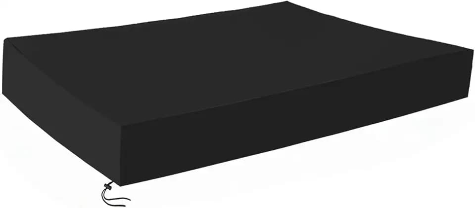 Sandkasten Abdeckung Wasserdicht(Schwarz, 200 * 200 * 20cm)