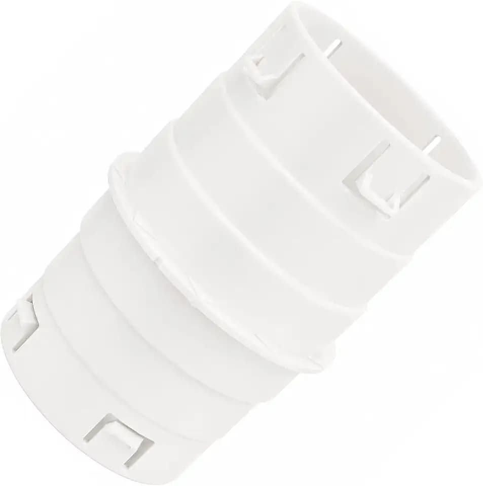 1 pcs 4 Inch Universal Pipe Connector, Corrugated to PVC Pipe Adapter, Easy Push Fit Connector for Yard & Gutter Drainage Systems, Fits 4" SCH 40, 4" SDR 35 & 4" Corrugated Pipe