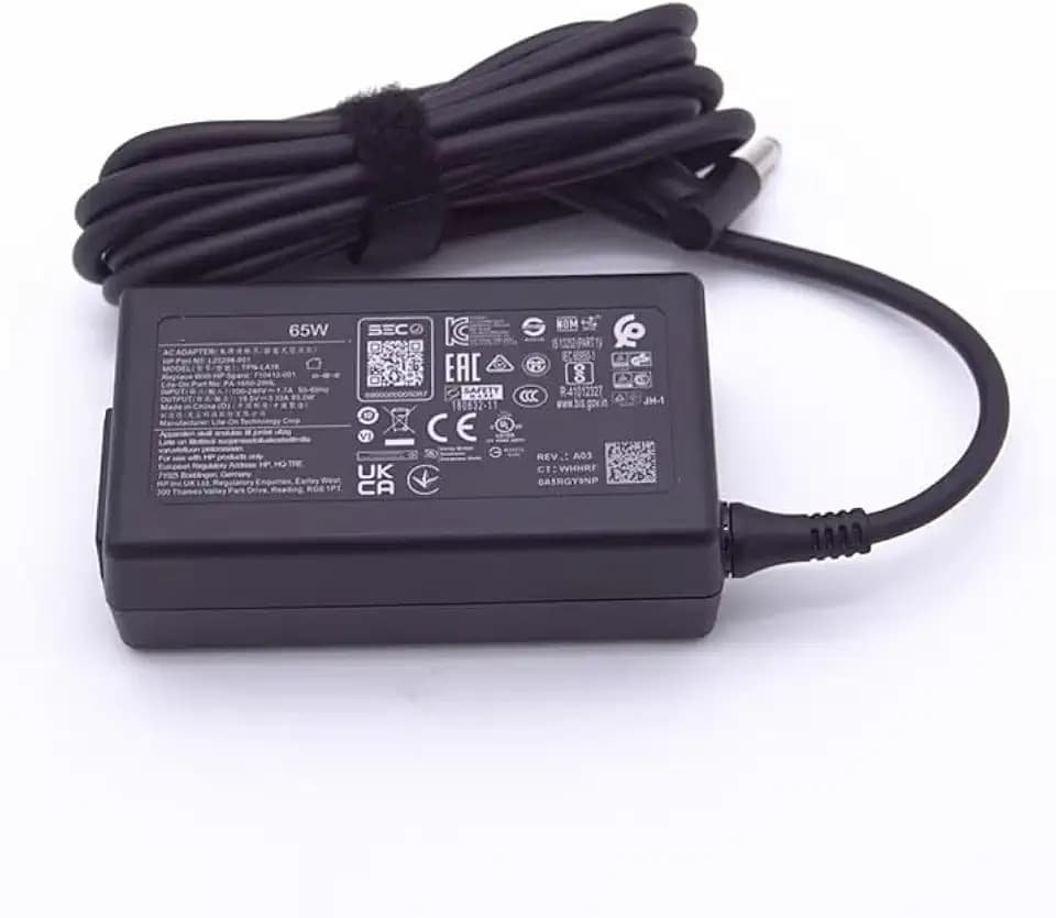 19,5 V, 3,33 A, 65 W, AC-Adapter, Ladegerät für Laptop TPN-LA16, kompatibel mit HP EliteBook Series 630 G9 630 G10