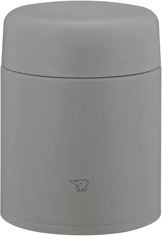 Zojirushi Stainless Steel Food Jar, 14-Ounce, Cloud Gray