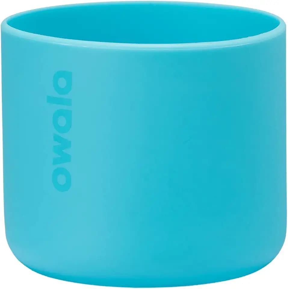 Owala Silicone Boot Accessory for Stainless Steel Water Bottles, Anti-Slip Dent Protective Sleeve, Protects FreeSip, Bright Blue, Made 24 Oz Water Bottle