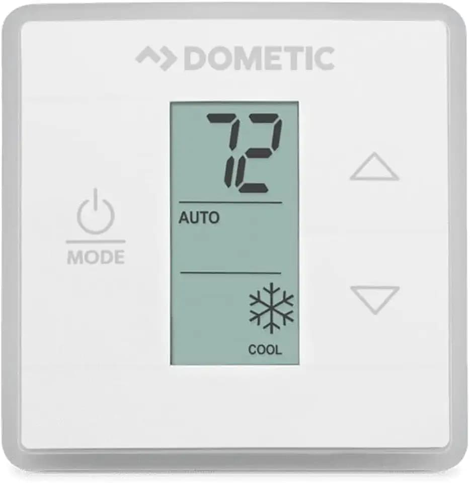 Dometic 3316250.700 Single Zone CT Thermostat, Cool/Furnace, White